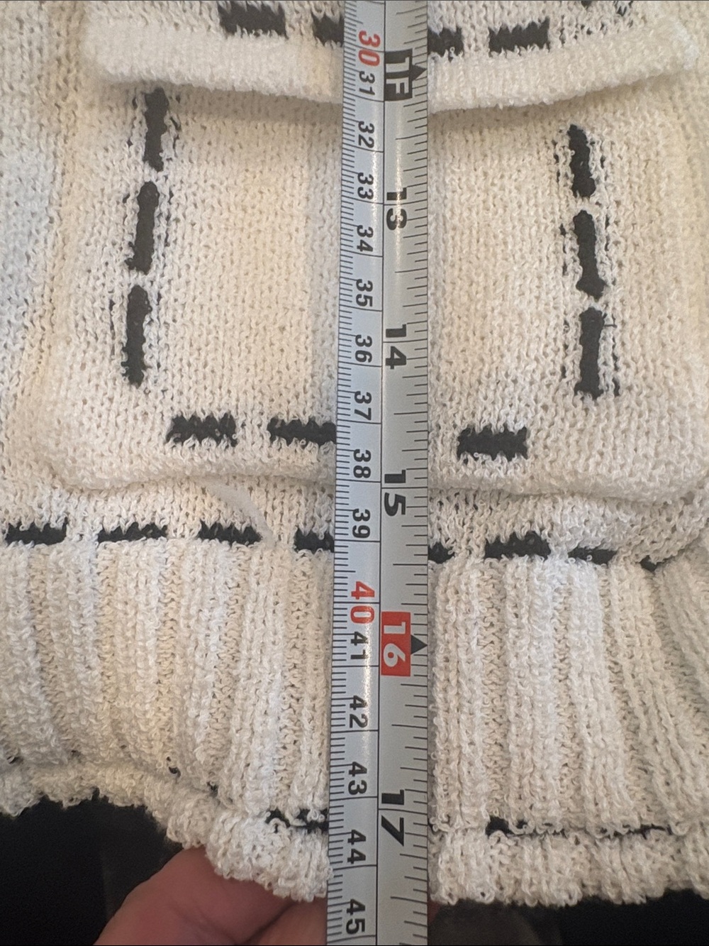 NWT ShopEvelynne White Short-Sleeve Cardigan with Black Trim M - Picture 10 of 11
